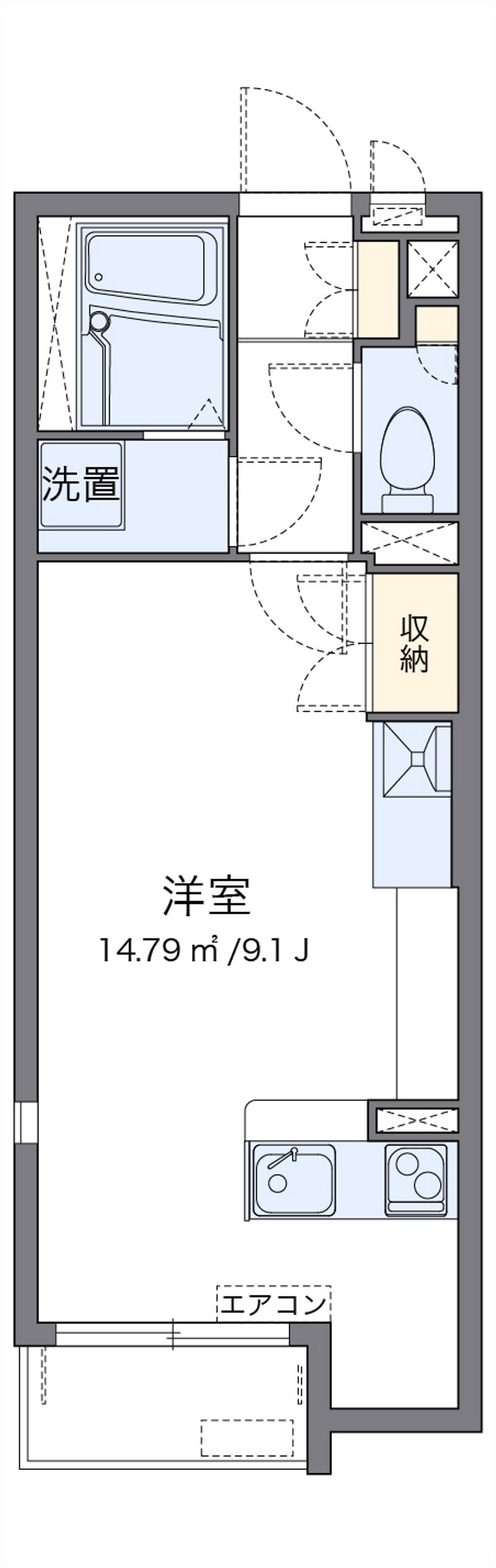 ミランダラ　リヴィエールⅡ 間取図
