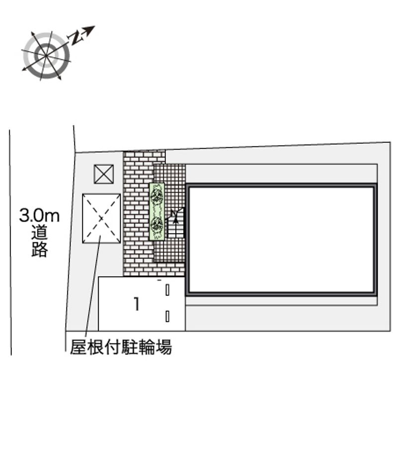 レオパレス沙羅ノ木 配置図