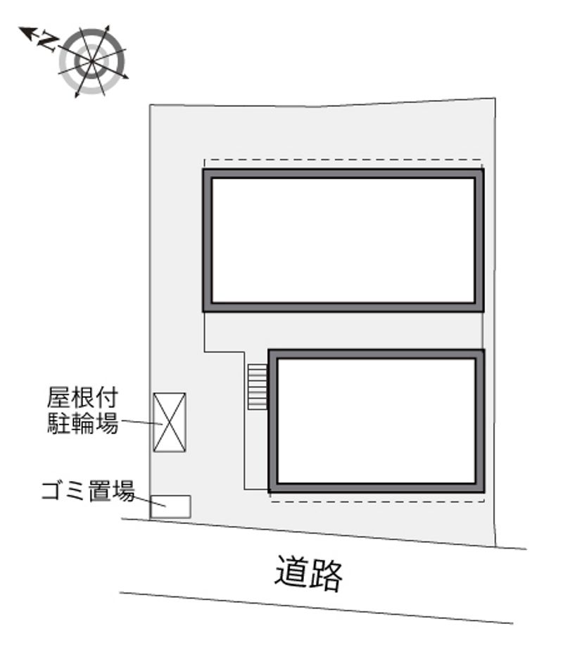 レオパレスレガーロ中十条 配置図