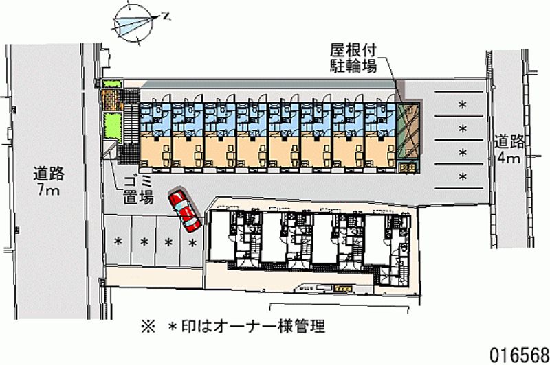 レオパレスメリディアーノ 区画図