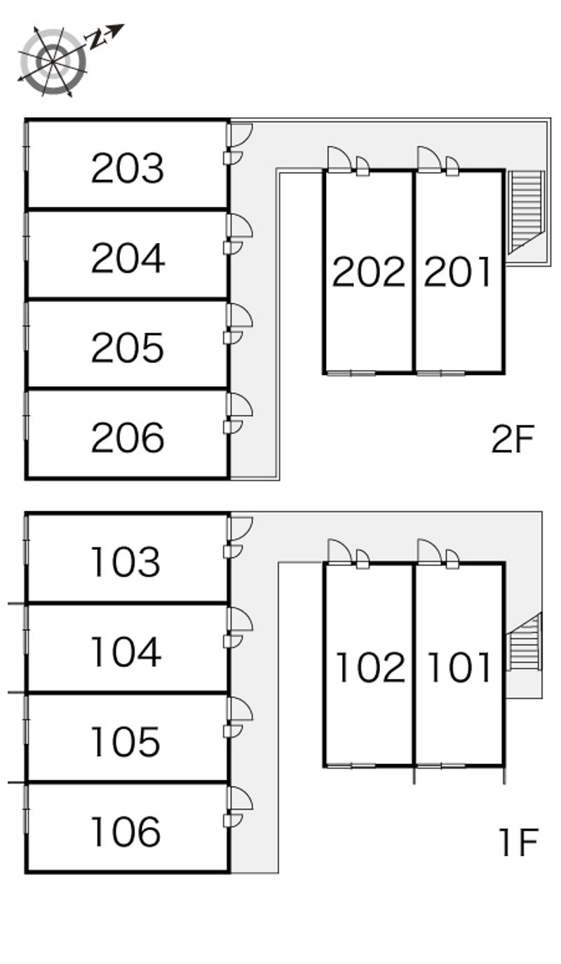 レオパレスＯＴＴＯ 間取配置図
