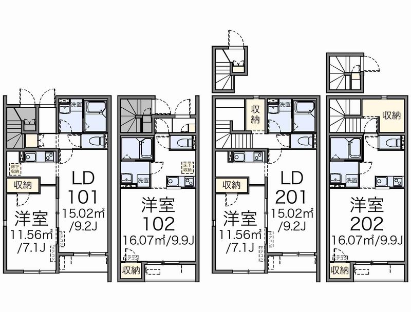 レオネクストオーキッド西部 間取図
