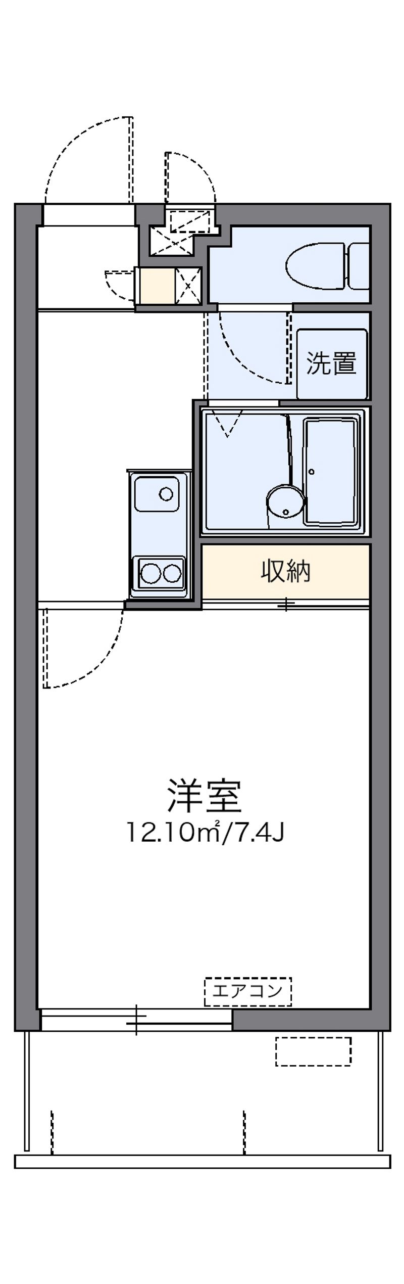レオネクスト美津 間取図