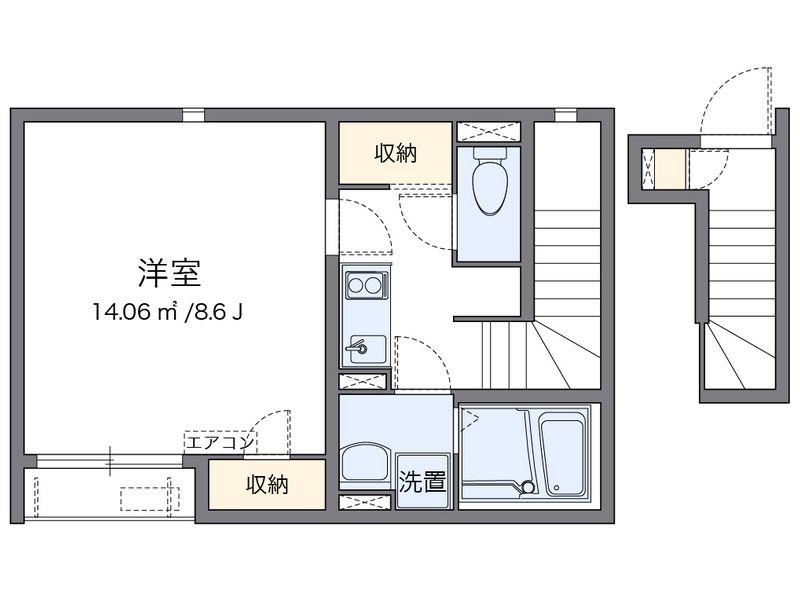 クレイノ咲 間取図