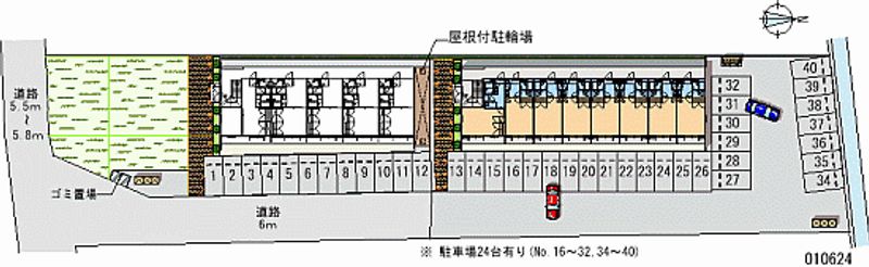 レオパレスはませんＢ 月極駐車場