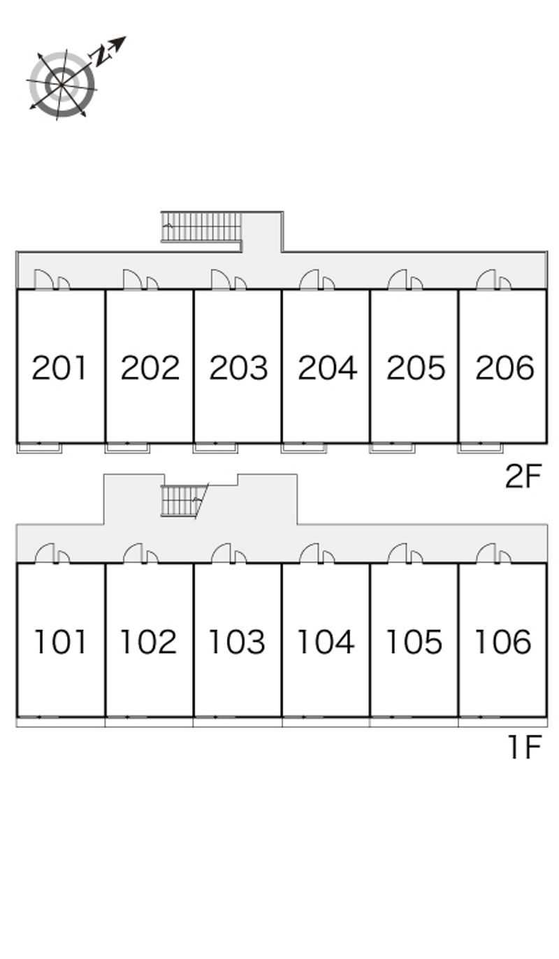 レオパレスＫ＆Ｋ 間取配置図