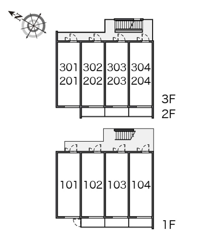クレイノトルースⅥ 間取り配置図