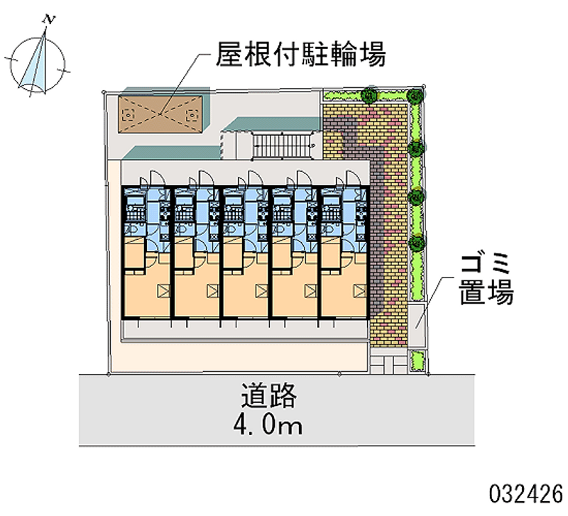 レオパレスレークイエ 区画図