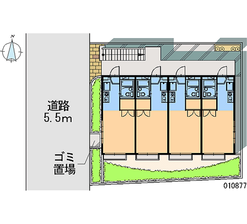 レオパレスリュミエール 区画図
