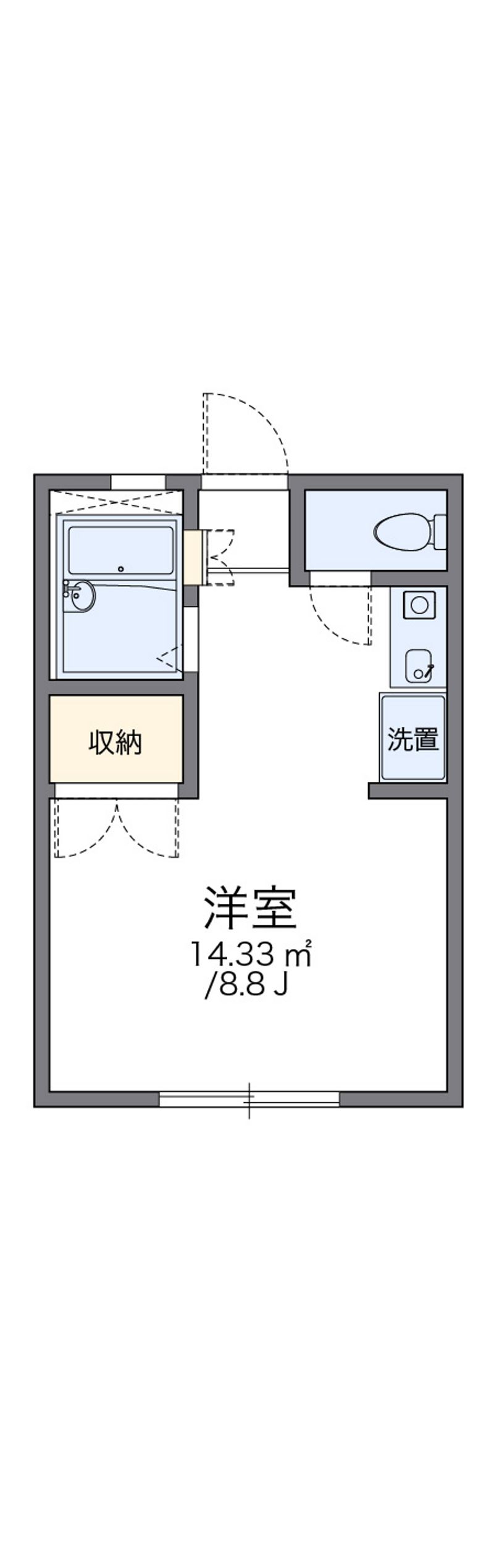 leopalace Mirai Sơ đồ nhà