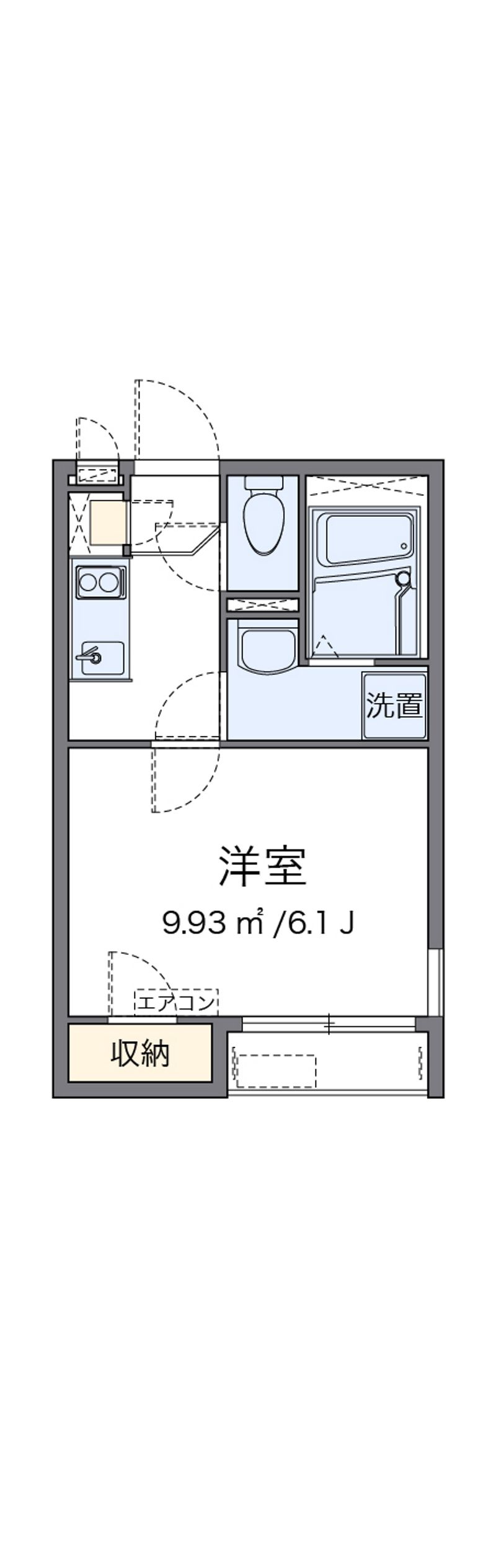 クレイノメトロノーム坂下 間取図