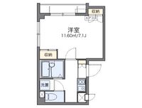 レオパレスファラオ後楽安藤坂 間取り図