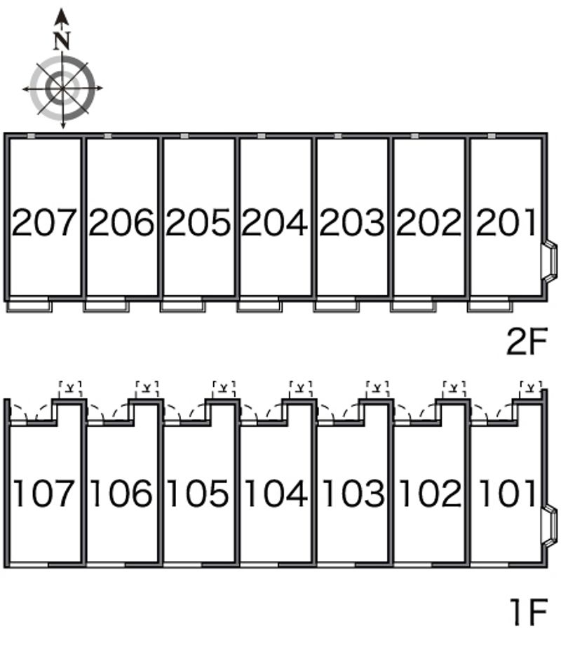 レオネクストブリエ 間取配置図