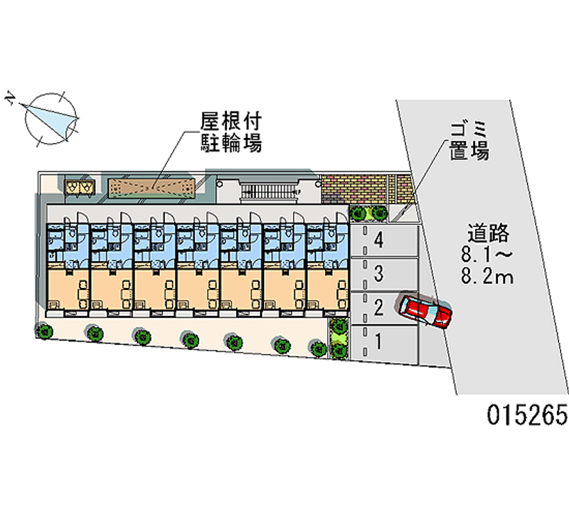 レオパレスソフィア 月極駐車場