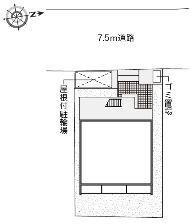 クレイノＵｊｉｎａ 配置図