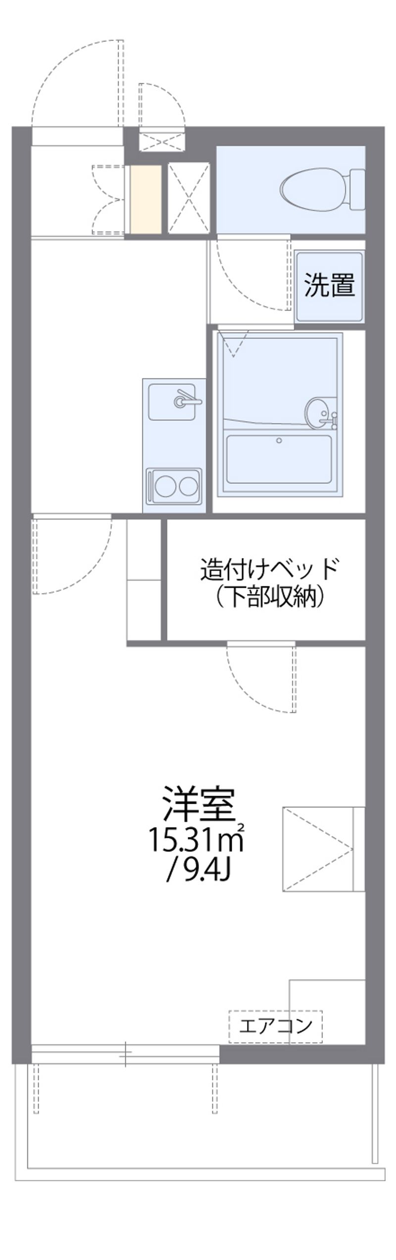 レオパレスＮＹＯＩ　Ⅲ 間取図