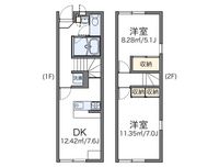 レオパレス木上Ⅱ 間取り図