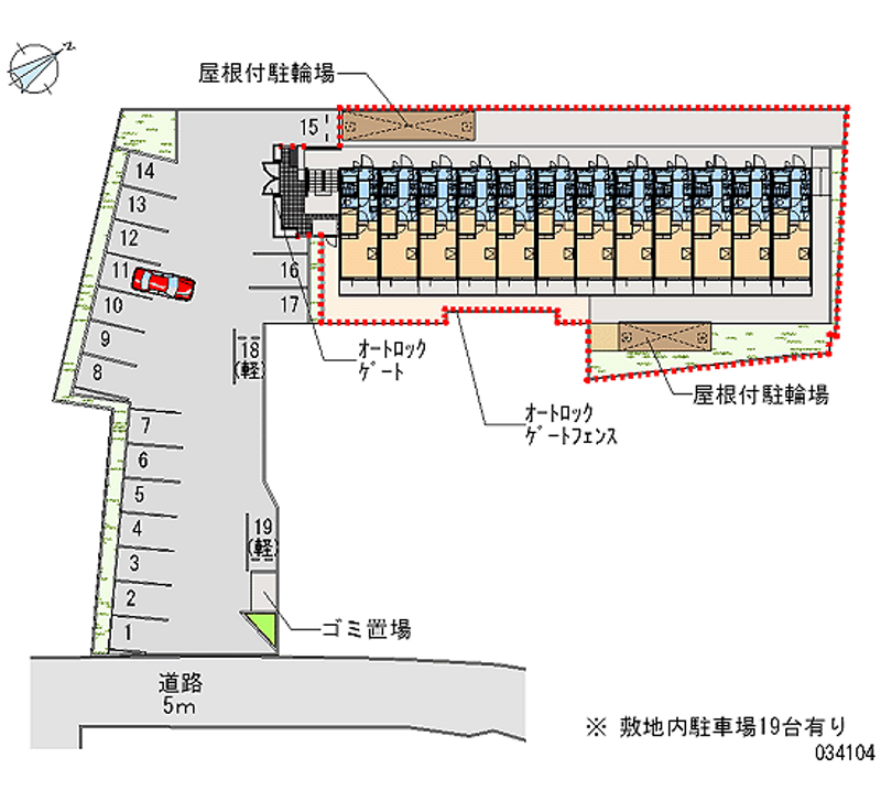 34104 Monthly parking lot