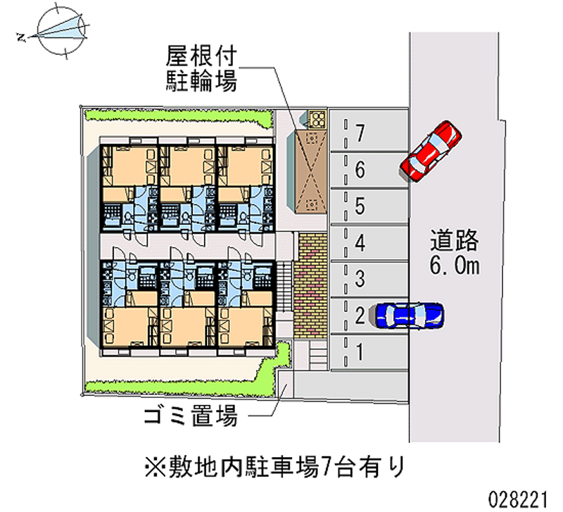 レオパレススワ　フレール 月極駐車場