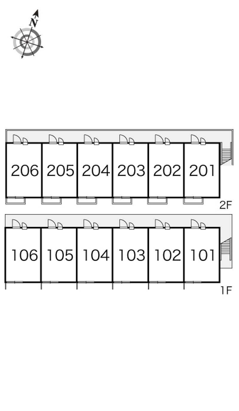 レオパレスソニック 間取配置図