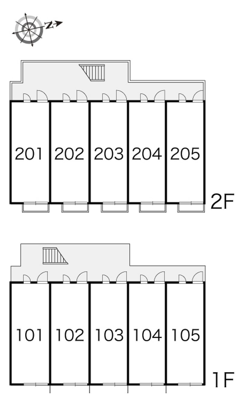 レオパレスＭＥＳＡ 間取配置図