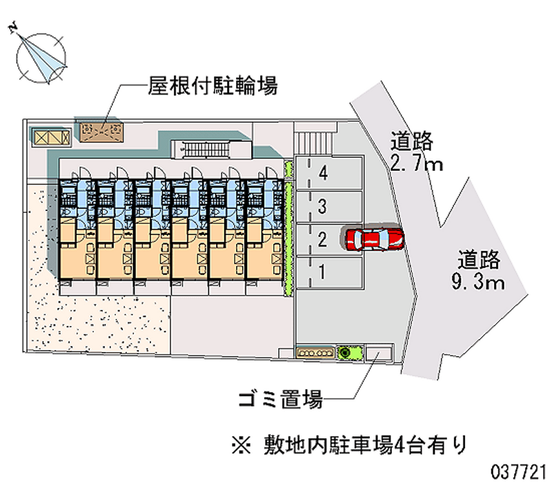 レオパレスエスペランサ稲毛 区画図