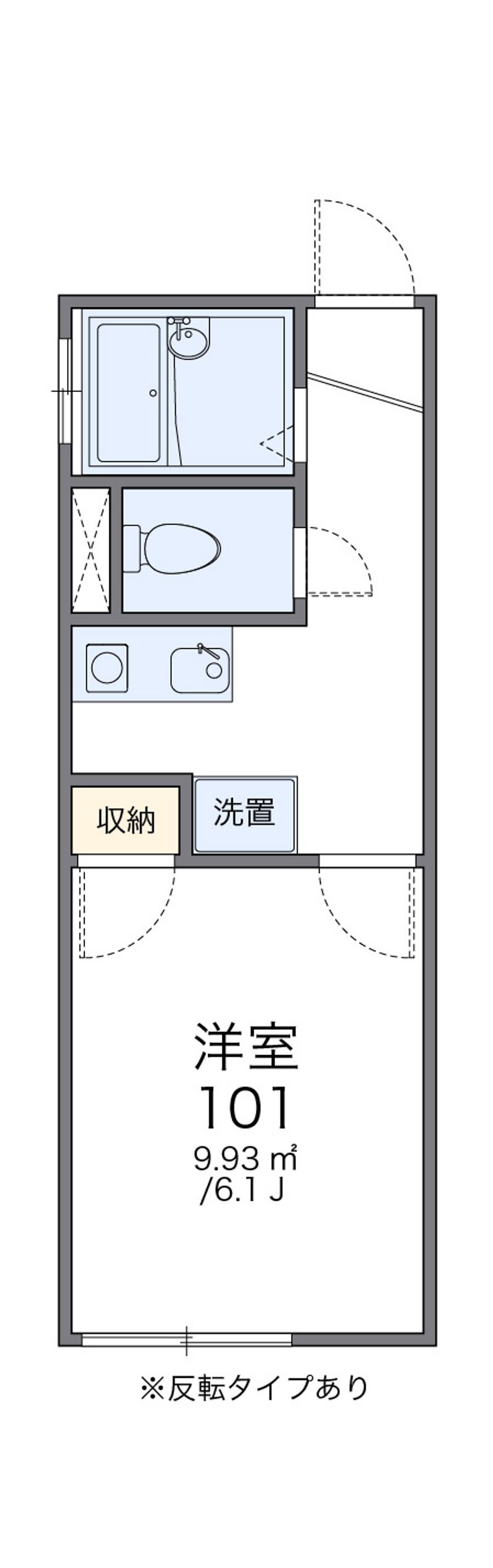 レオパレスｌｅｃｈｏｃｏｌａｔ 間取図
