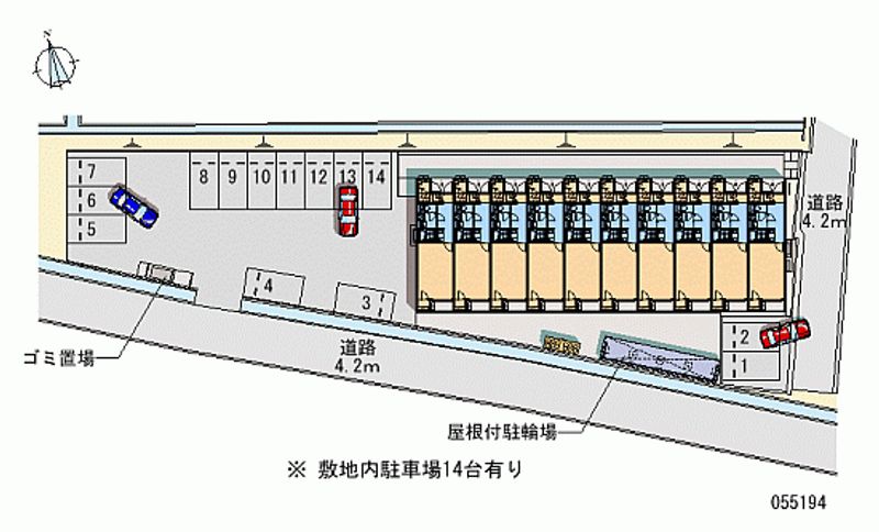 55194 Monthly parking lot