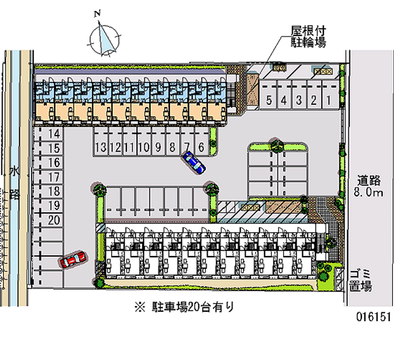 16151 bãi đậu xe hàng tháng