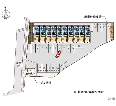 38826 Monthly parking lot