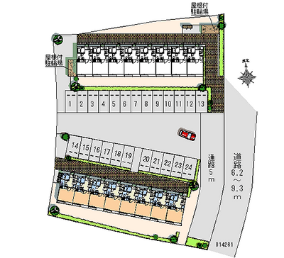 14261 Monthly parking lot