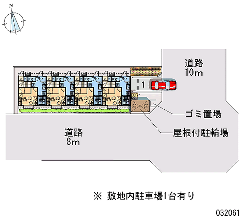 レオパレスノーブル 区画図