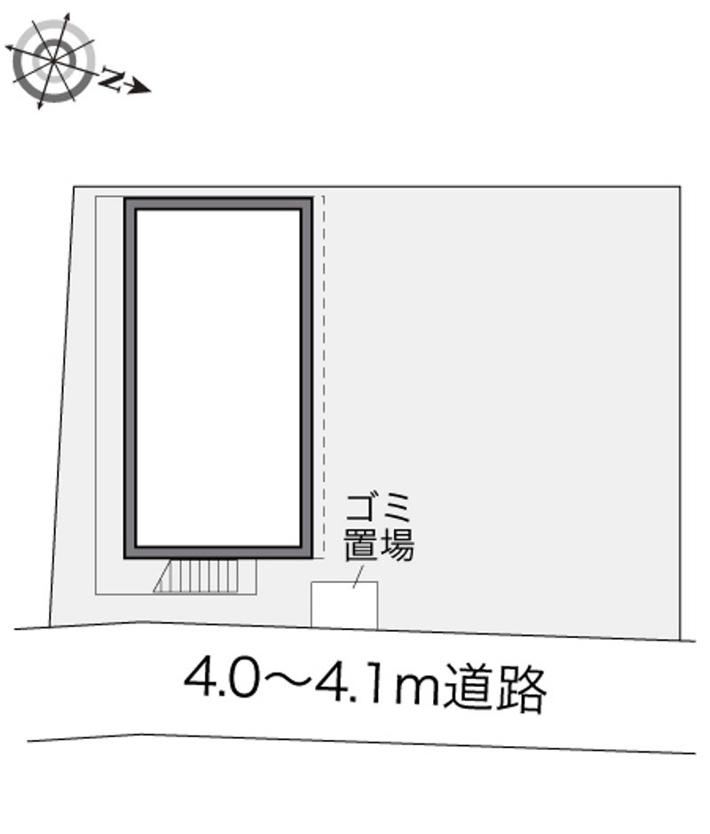レオパレス矢ノ津 配置図