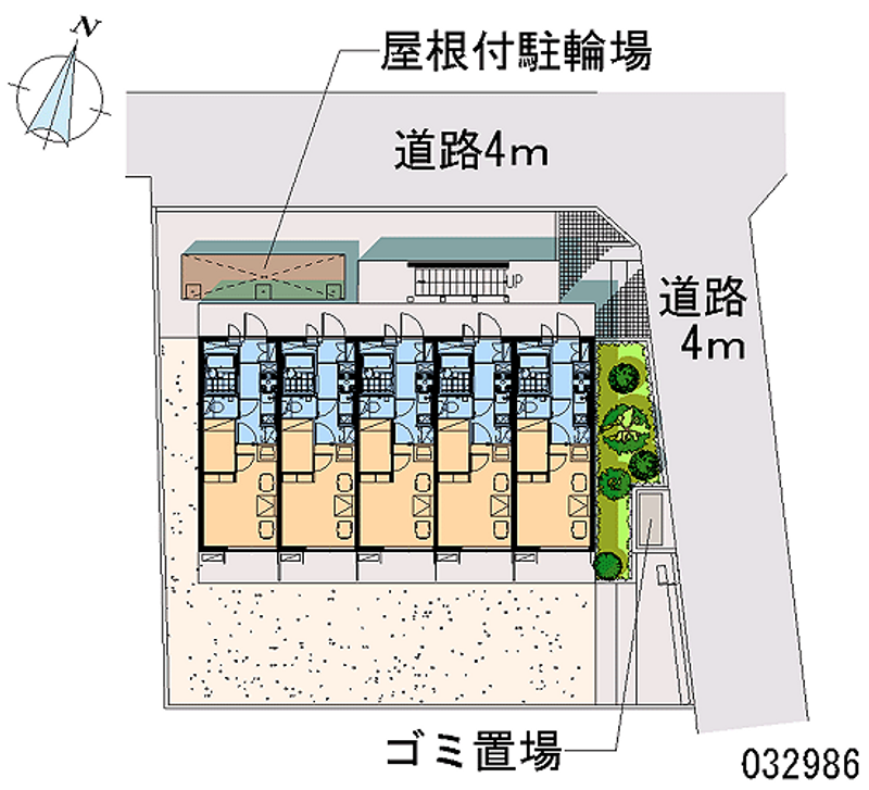 レオパレスエクシード 区画図