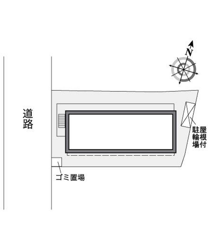 レオパレスアメニティー大船 配置図