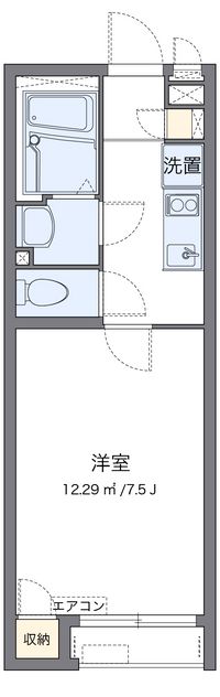 クレイノエカヒ 間取り図