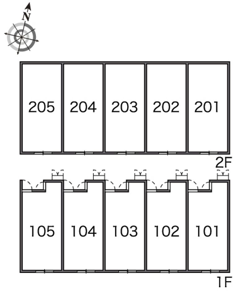 レオネクストほの香 間取配置図