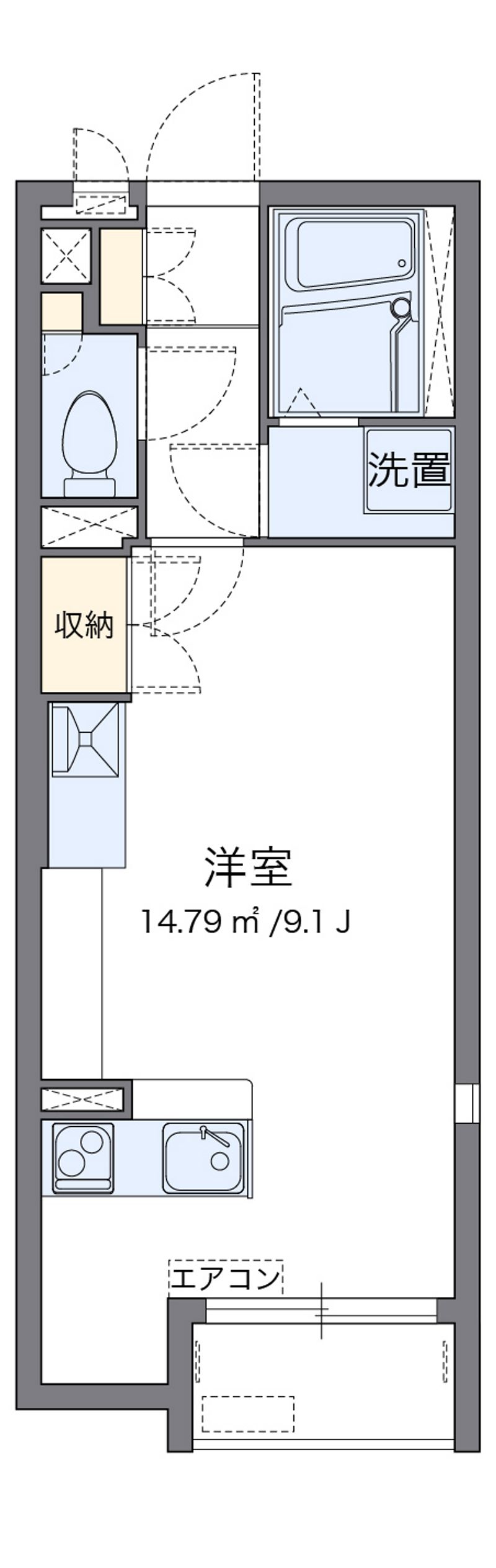ミランダ姫路玉手 間取図