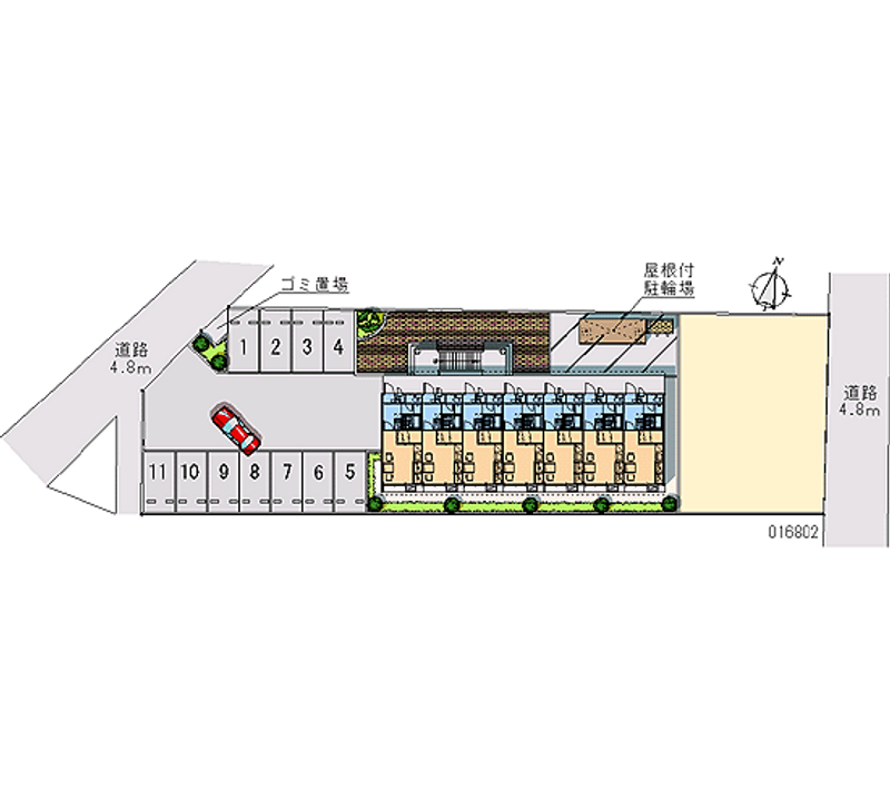 16802 Monthly parking lot