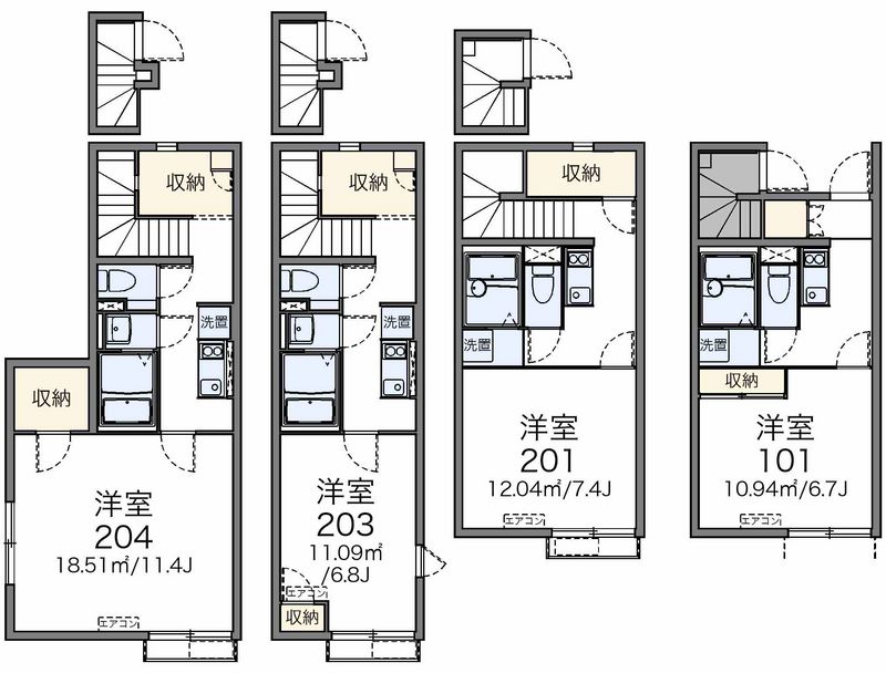 レオネクストＣｏｃｏ　Ｗａｖｅ 間取図