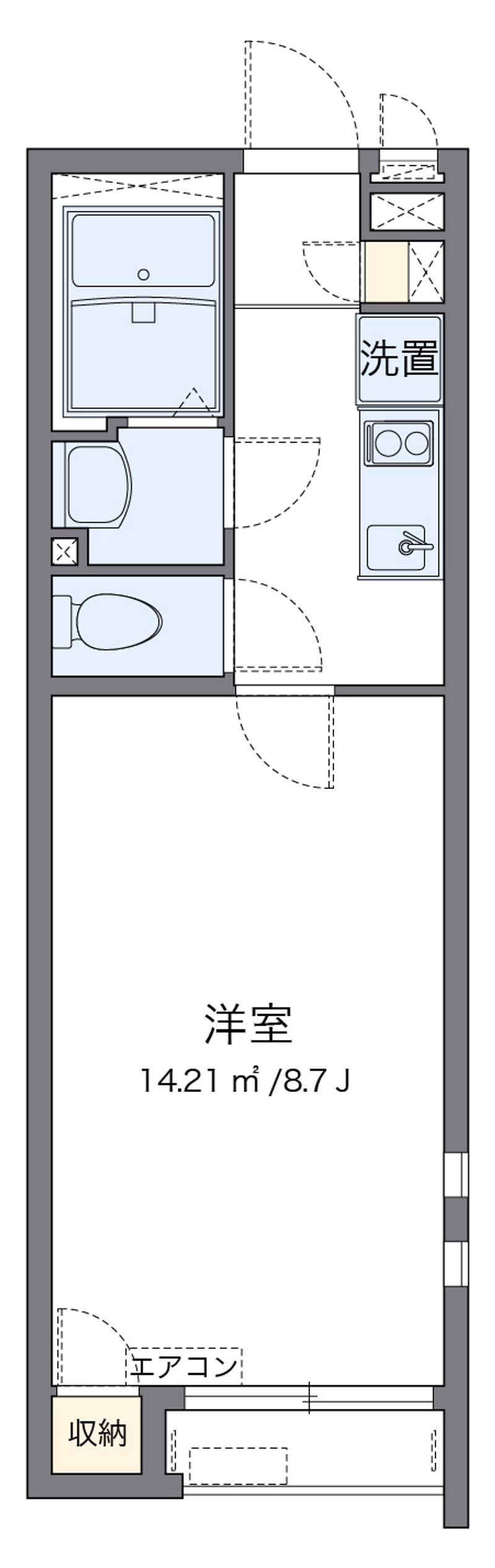 クレイノフィークス 間取図