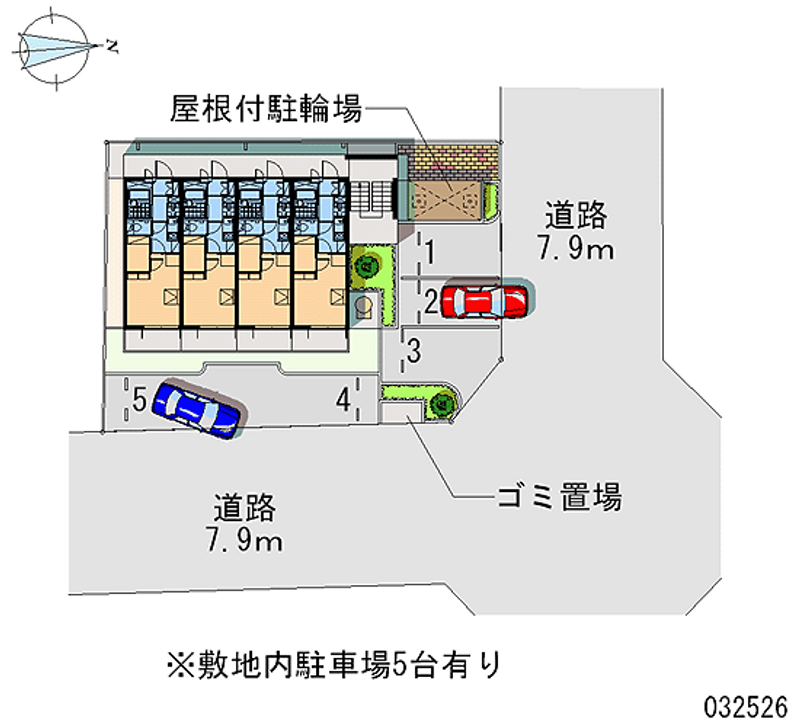 レオパレスプラスアルファ吉島 月極駐車場