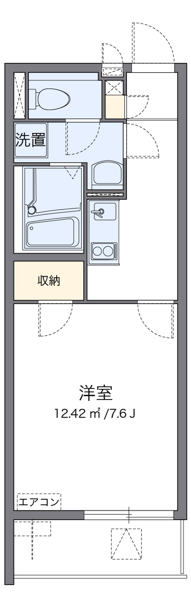クレイノＩＴＵＫＩ 間取り