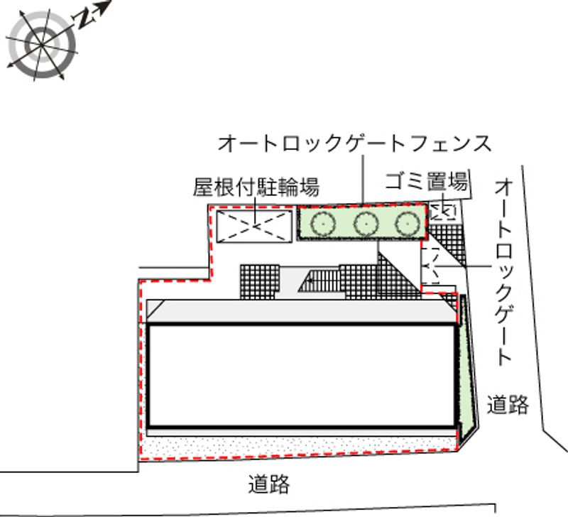 レオパレスアマランサス 配置図