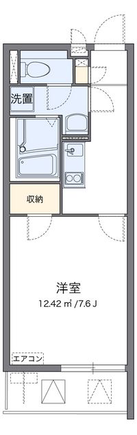 クレイノ長田天神 間取り図