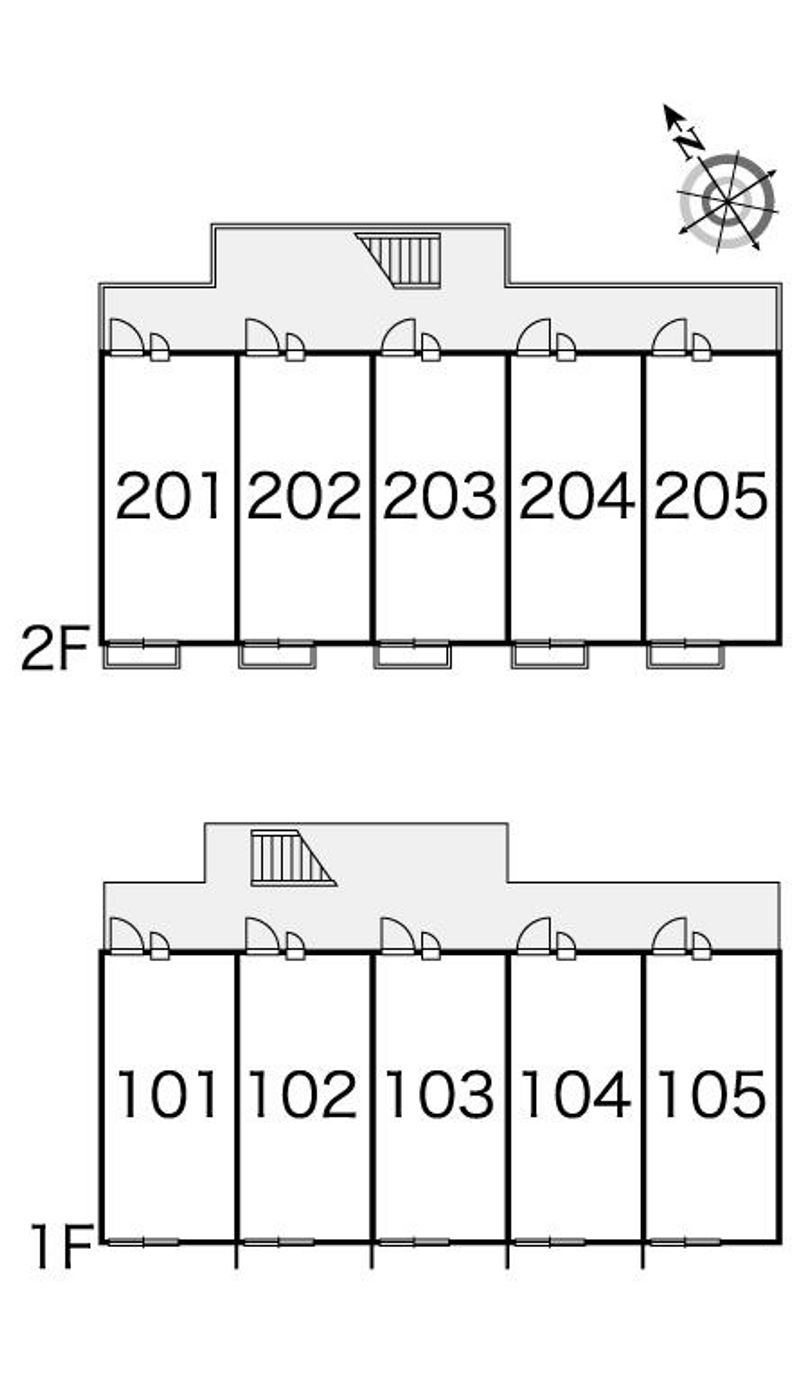 レオパレスシルク 間取配置図