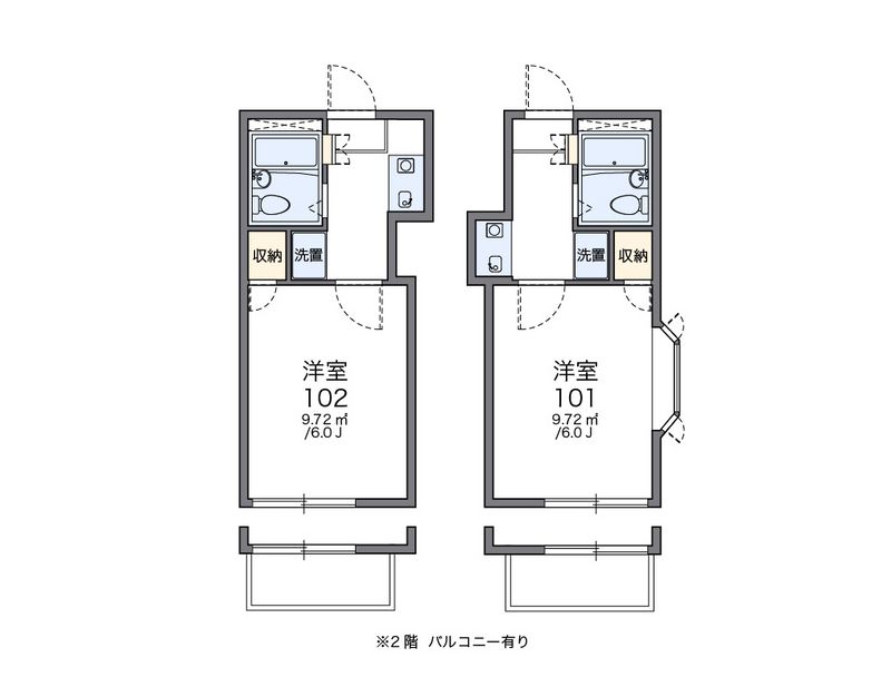 レオパレスＲｉｖｅｒＳｉｄｅ 間取図
