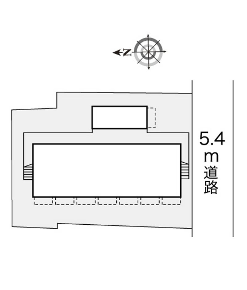 レオパレス井荻第２ 配置図
