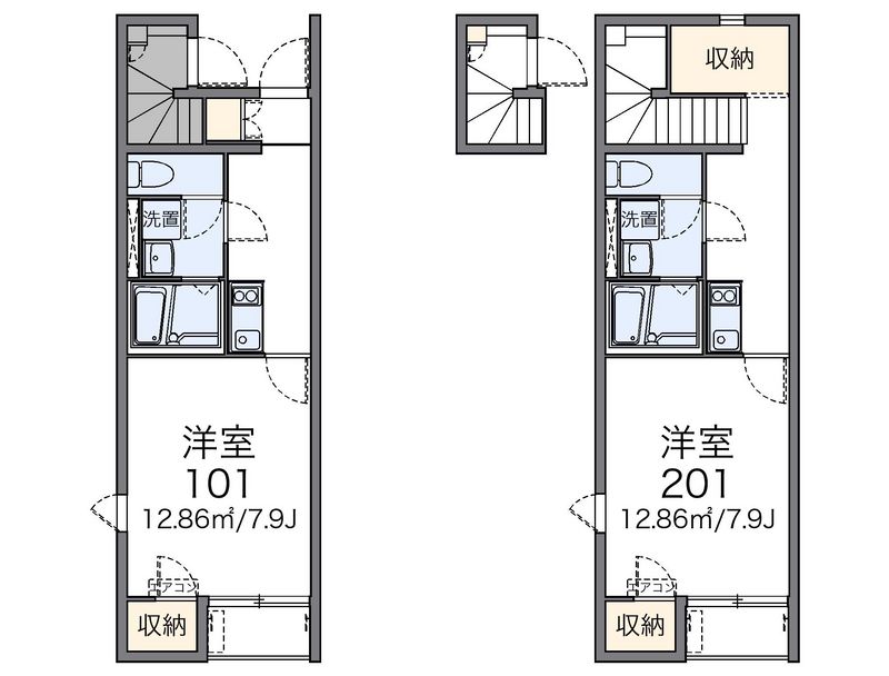 レオネクストルーエ 間取図