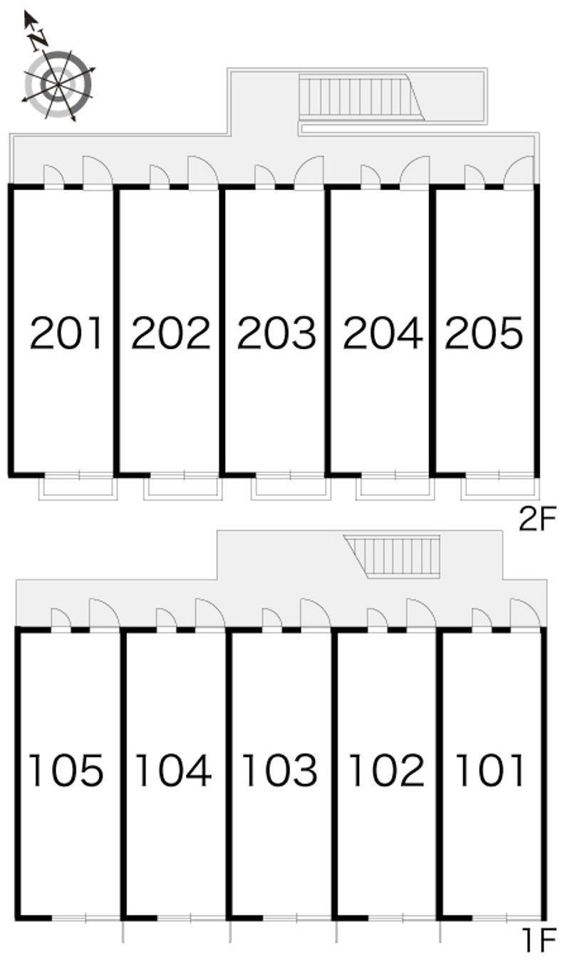 レオパレスさくら 間取配置図